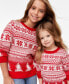 Фото #3 товара Big & Little Girls Fair Isle Sweater, Created for Macy's