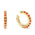 Фото #1 товара ETHIOPIA RED 2CM earrings #shiny gold 1 u