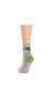 Women's 6 Pack Pickle ball Quarter Crew Socks, Pink/Green, One Size