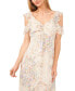 Фото #3 товара Платье CeCe женское с цветочным принтом и открытыми плечами, с оборками на подоле