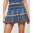 SUPERDRY Printed Shirred Short Skirt