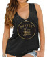 Фото #1 товара Women's Purdue Boilermakers Black Relaxed Henley Tank Top