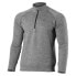 LASTING WARY 8489 half zip fleece Серый, S - фото #1