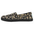 Фото #5 товара TOMS Alpargata Cupsole Leopard Slip On Womens Beige, Black Sneakers Casual Shoe