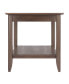 Santino 24.02" Wood Accent Table