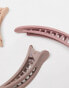 Фото #6 товара Kitsch Matte Flat Lay Claw Clip Flat 3pc - Terracotta