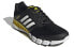 Кроссовки Adidas CC Revolution U Легкие, противоскользящие, износостойкие, низкие, унисекс, черно-бело-желтые 36.5 - фото #3