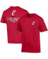 Фото #1 товара Men's Red Cincinnati Bearcats Stack 2-Hit T-shirt