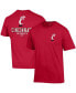 ფოტო #1 პროდუქტის Men's Red Cincinnati Bearcats Stack 2-Hit T-shirt