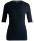 ფოტო #2 პროდუქტის Women's Scoop-Neck Top