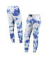 Women's White, Royal New York Giants Melody Tie-Dye Jogger Pants