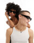 A.Kjaerbede alex rectangle sunglasses in black - фото #4