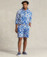 Men's Tropical Floral Spa Terry Hoodie