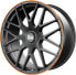 Фото #6 товара Колесный диск литой MAM GT1 matt black lip orange 8.5x19 ET45 - LK5/108 ML72.6