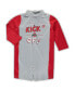 ფოტო #3 პროდუქტის Infant Unisex Gray and Scarlet Ohio State Buckeyes Wave Runner Wetsuit