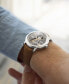 Фото #6 товара Наручные часы Citizen Women's Eco-Drive Crystal Accent Rose Gold-Tone Stainless Steel Bracelet Watch 28mm EW2348-56A.