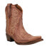 Circle G by Corral Ld Triad Embroidery Snip Toe Cowboy Booties Womens Brown Casu