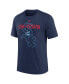 ფოტო #3 პროდუქტის Men's Navy Chicago White Sox Rewind Retro Tri-Blend T-shirt
