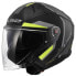 LS2 OF603 Infinity II Focus open face helmet Matt Black / High Vision Yellow, XL - фото #2