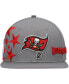 Men's Pewter, Pink Tampa Bay Buccaneers Stars Snapback Hat
