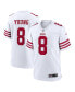 ფოტო #1 პროდუქტის Men's Steve Young White San Francisco 49ers Retired Player Game Jersey