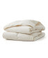 Фото #2 товара Lightweight 300 Thread Count Cotton Down Fiber Comforter, Twin