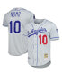 Men's Hideo Nomo Gray Los Angeles Dodgers Cooperstown Collection Authentic Jersey