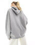 4th & Reckless Alexia lounge knit hoodie in grey marl