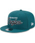 Фото #2 товара Men's Midnight Green Philadelphia Eagles Main Script 9FIFTY Snapback Hat