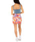 ფოტო #2 პროდუქტის Juniors' Quilted Vines Mini Skirt