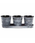 Фото #1 товара Gardener Select Round Planter w/ Tray Set Black 12.5" x 4" x 4.5"