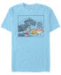 ფოტო #1 პროდუქტის Men's Japanese Waves Short Sleeve Crew T-shirt