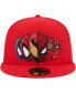 Фото #2 товара Men's Red Spider-Man Faces 59FIFTY Fitted Hat