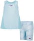 ფოტო #1 პროდუქტის Little Girls 2-Pc. Prep In Your Step Shorts & Top Set