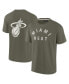 ფოტო #1 პროდუქტის Men’s and Women Olive Miami Heat Elements Super Soft Short Sleeve T-Shirt