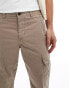 Фото #5 товара BOSS Orange sisla cargo trousers in beige