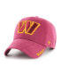 ფოტო #1 პროდუქტის Women's Burgundy Washington Commanders Miata Clean Up Primary Adjustable Hat