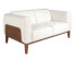 Фото #1 товара 2-Sitzer-Sofa, bezogen mit weißem Leder