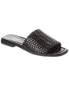 Фото #1 товара Michael Kors Collection Mcgraw Leather Sandal Women's Black 40.5