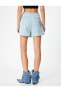 Фото #7 товара Шорты женские Koton модель Kot-мерный мини джинсовый клеш платье памуклу