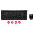 Cherry DC 2000 - Keyboard - 1,200 dpi Optical - 3 keys QWERTY - Black