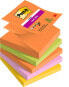 3M R330-5SS-BOOS - Square - Green - Orange - Pink - Yellow - Paper - 76 mm - 76 mm - 90 sheets