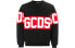 GCDS SS21 徽标Logo字母印花圆领卫衣 男款 黑色 / Худи GCDS SS21 Logo CC94M021012F-02