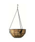 Coco Liner Hanging Bird Basket, Black, 14