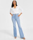Фото #1 товара Women's High-Rise Flare-Leg Jeans, Created for Macy's
