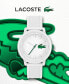 ფოტო #4 პროდუქტის Unisex L.12.12. White Silicone Strap Watch 48mm