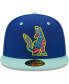 ფოტო #3 პროდუქტის Men's Blue, Mint Sonadores de Hillsboro Copa De La Diversion 59FIFTY Fitted Hat