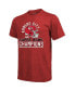 Фото #3 товара Men's Red Kansas City Chiefs Super Bowl LVIII Champions Tri-Blend T-shirt