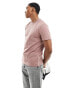 Фото #3 товара ASOS DESIGN essential heavyweight crew neck t-shirt 240gsm in dusky pink