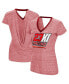 ფოტო #1 პროდუქტის Women's Heather Red 23XI Racing Halftime Back Wrap T-shirt